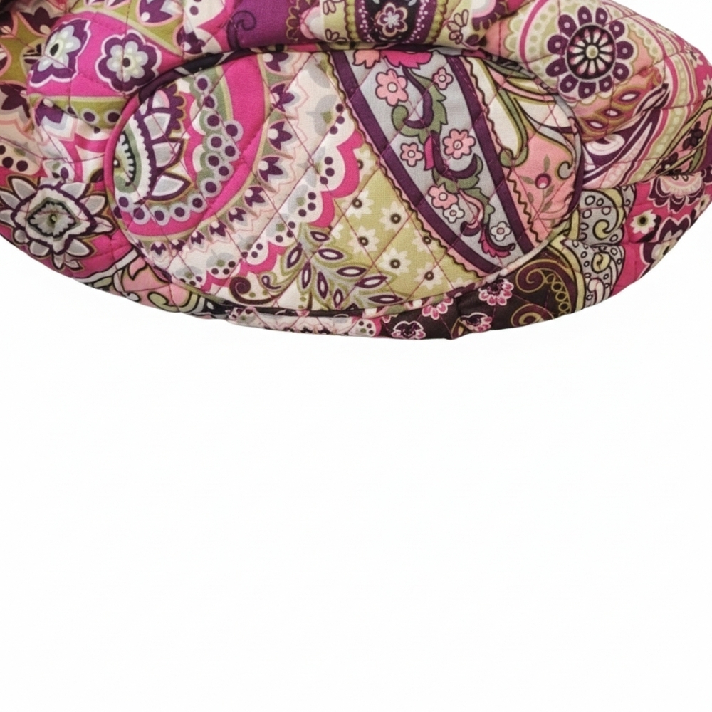 Vera Bradley Morgan Shoulder Bag With Matching Wallet In Very Berry Paisley - Picture 7 of 16